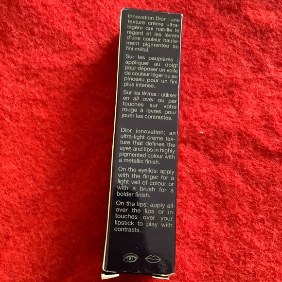 NIB Dior Metalizer Eyes&Lips Cream Shadow Long-wear Metal effect, Platine Fusion - Picture 3 of 7